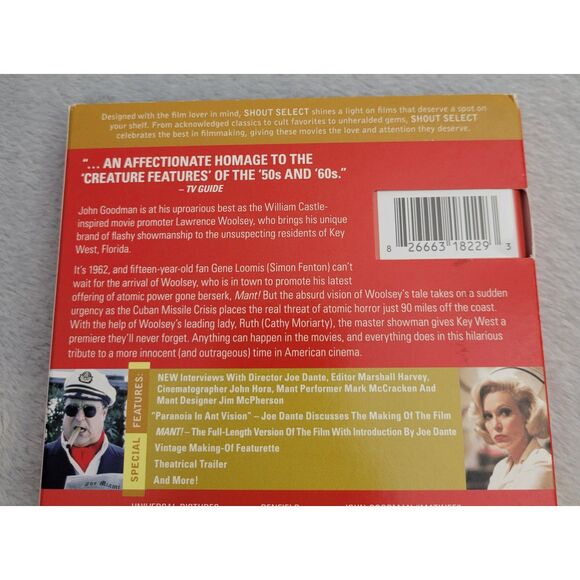 Shout! Factory Select Matinee Collectors Ed Blu-Ray with Slipcover Joe Dante OOP - Picture 4 of 14